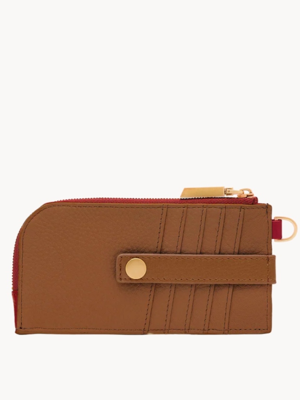 Hammitt Mahogany Brown Wallet/Card Holder w/Brushed Gold Hardware - NEW w/tags - Picture 3 of 5